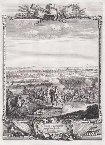 Bataille de Lawffelt gagnée sur les allies le 2. Juillet 1747 - Bataille de Lauffeld / Riemst Hesbaye / Vlaand