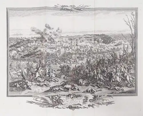 Bataille et defaite de l'Armée des Allies dans le Champ de Fontenoy le 11. May 1745 - Bataille de Fontenoy Ant