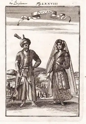 Persans - Persia Iran native people costumes Persien Perser