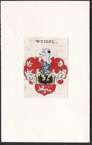 Weigel - Wappen coat of arms heraldry Heraldik