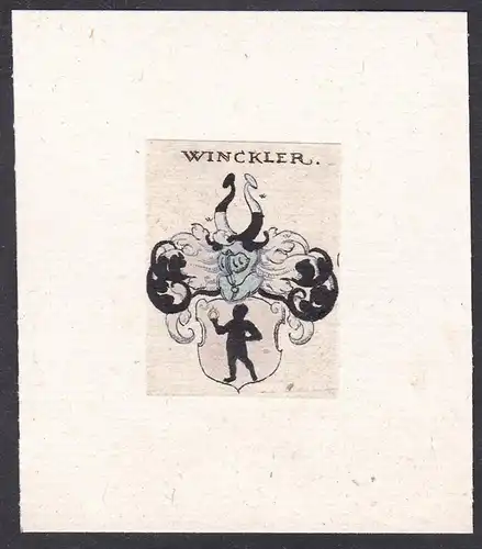 Winckler - Winkler Wappen coat of arms heraldry Heraldik