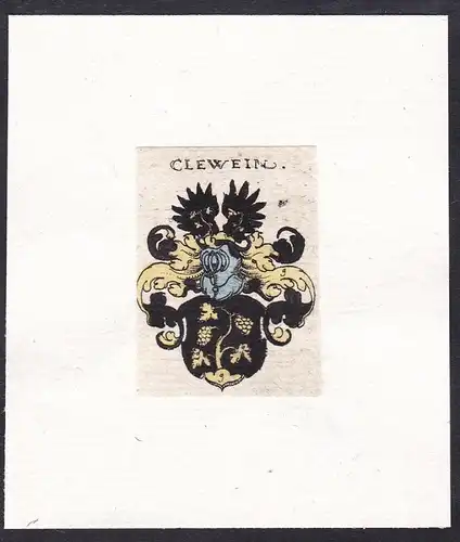 Clewein - Wappen coat of arms heraldry Heraldik