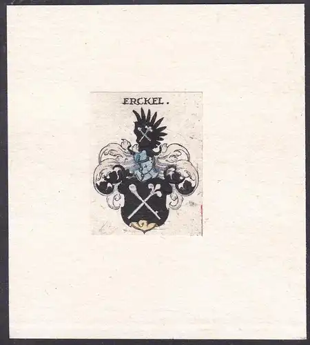 Erckel - Wappen coat of arms heraldry Heraldik