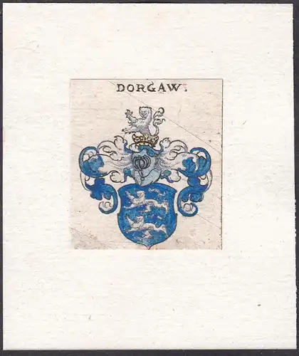 Dorgaw - Torgau Wappen coat of arms heraldry Heraldik