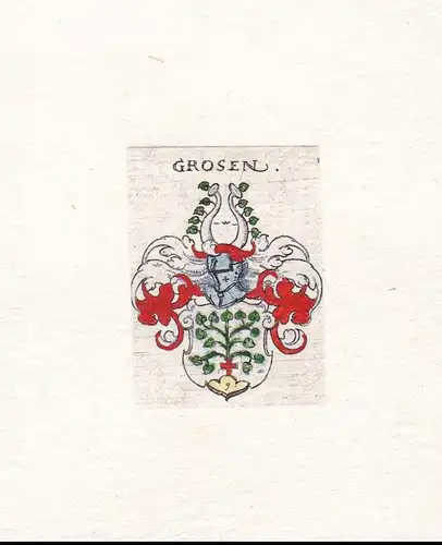 Grosen - Groß Wappen coat of arms heraldry Heraldik