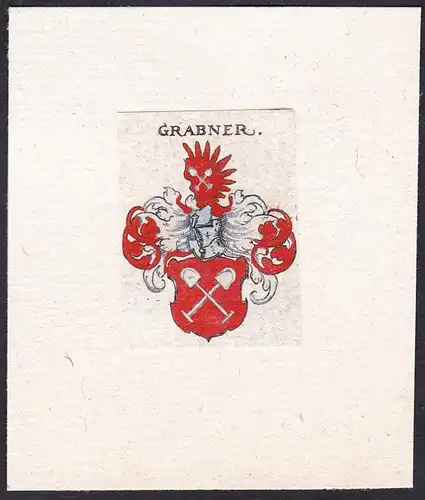 Grabner - Wappen coat of arms heraldry Heraldik