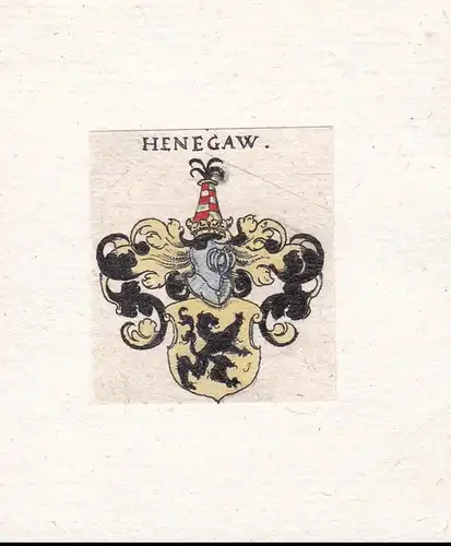 Henegaw - Grafschaft Hennegau Hainaut Wappen coat of arms heraldry Heraldik