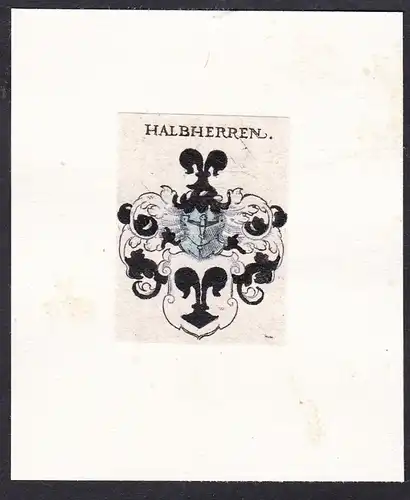 Halbherren - Halbherr Wappen coat of arms heraldry Heraldik