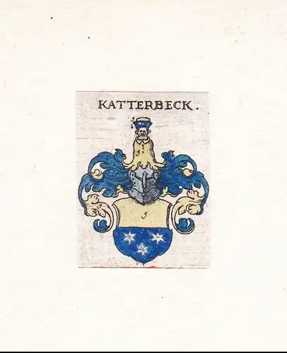 Katterbeck - Wappen coat of arms heraldry Heraldik