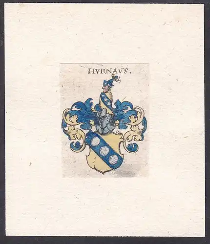 Hurnaus - Wappen coat of arms heraldry Heraldik