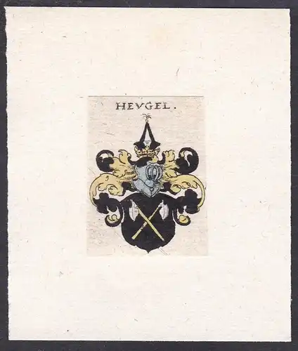 Heugel - Hügel Wappen coat of arms heraldry Heraldik