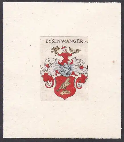 Eysenwanger - Eisenwanger Wappen coat of arms heraldry Heraldik