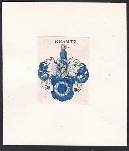 Kräntz - Krantz Kranz Wappen coat of arms heraldry Heraldik