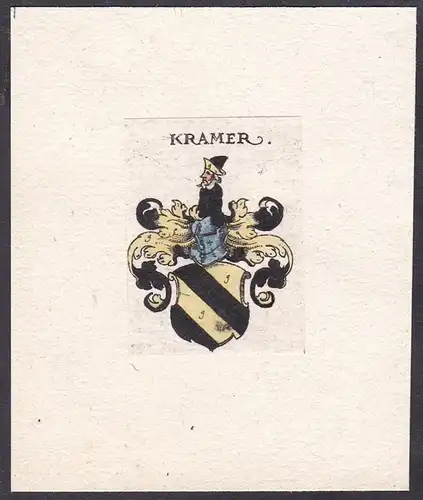Kramer - Wappen coat of arms heraldry Heraldik