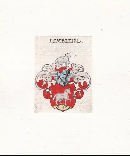 Lemblein - Wappen coat of arms heraldry Heraldik