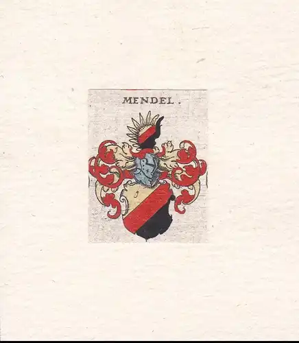 Mendel - Wappen coat of arms heraldry Heraldik