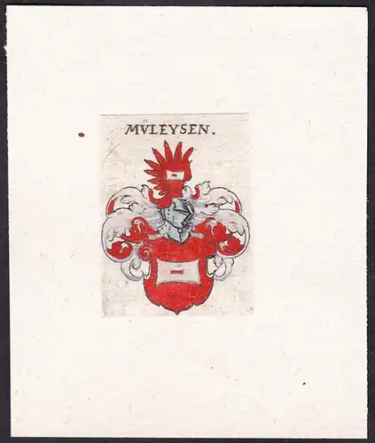 Müleysen - Müleisen Wappen coat of arms heraldry Heraldik