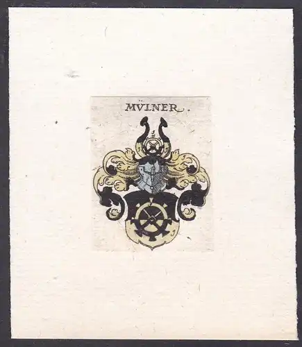 Mülner - Wappen coat of arms heraldry Heraldik