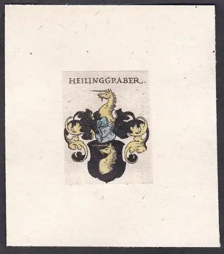 Heilinggraber - Wappen coat of arms heraldry Heraldik