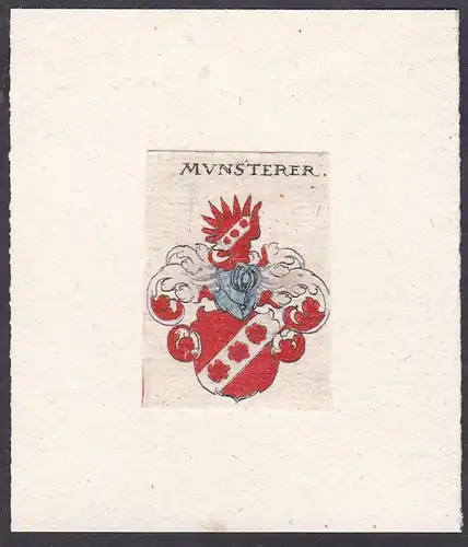 Munsterer - Munster Wappen coat of arms heraldry Heraldik