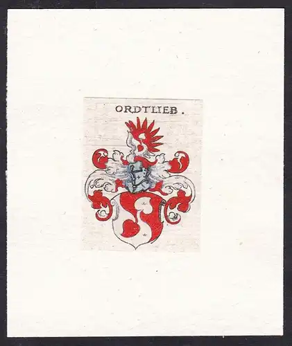 Ordtlieb - Ortlieb Nürnberg Adel coat of arms heraldry Heraldik