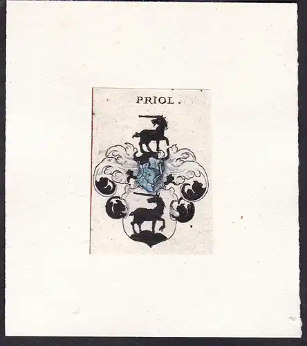 Priol - Wappen coat of arms heraldry Heraldik