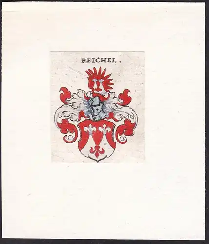 Reichel - Wappen coat of arms heraldry Heraldik