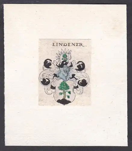 Lindener - Lindner Wappen coat of arms heraldry Heraldik