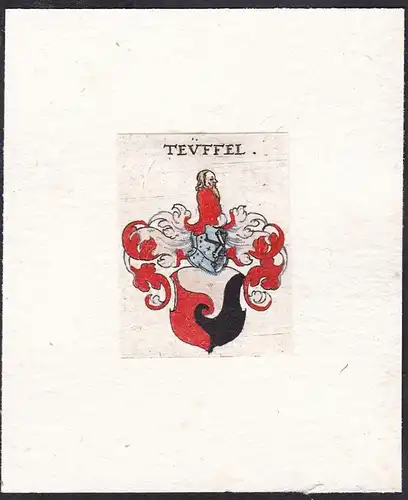 Teüffel - Teufel Wappen coat of arms heraldry Heraldik