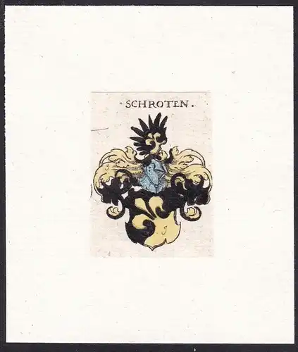 Schroten - Adel coat of arms heraldry Heraldik