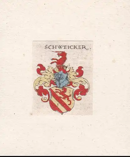 Schweicker - Wappen coat of arms heraldry Heraldik
