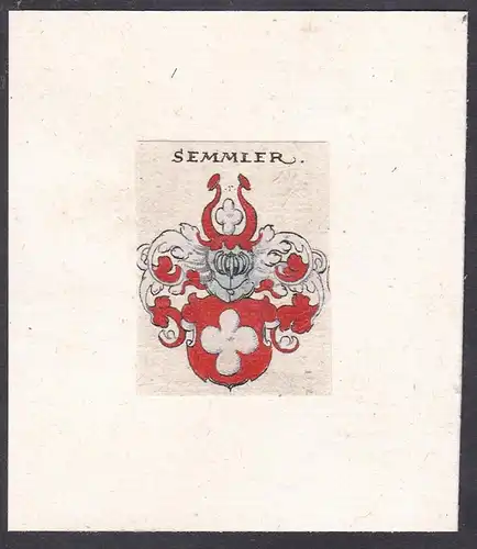 Semmler - Wappen coat of arms heraldry Heraldik