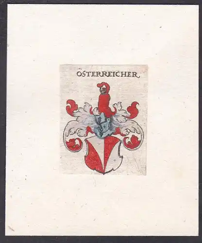 Österreicher - Wappen coat of arms heraldry Heraldik