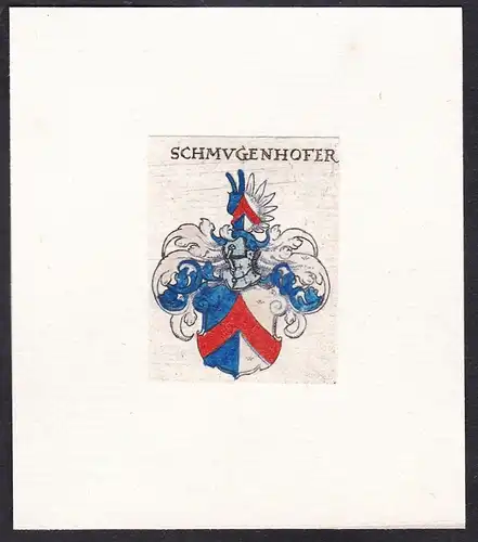 Schmugenhofer - Schmugenhoffer Wappen coat of arms heraldry Heraldik