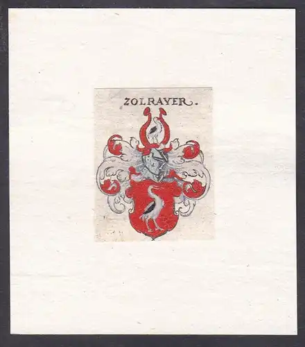 Zolrayer - Adel coat of arms heraldry Heraldik