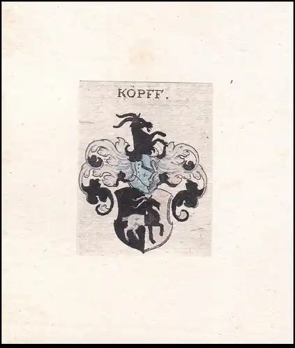 Köpff - Adel coat of arms heraldry Heraldik