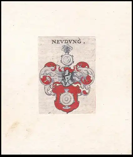 Neüdung - Neudung Adel coat of arms heraldry Heraldik