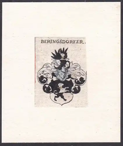 Beringsdörfer - Adel coat of arms heraldry Heraldik