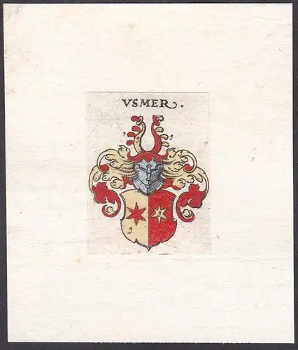 Usmer - Adel coat of arms heraldry Heraldik