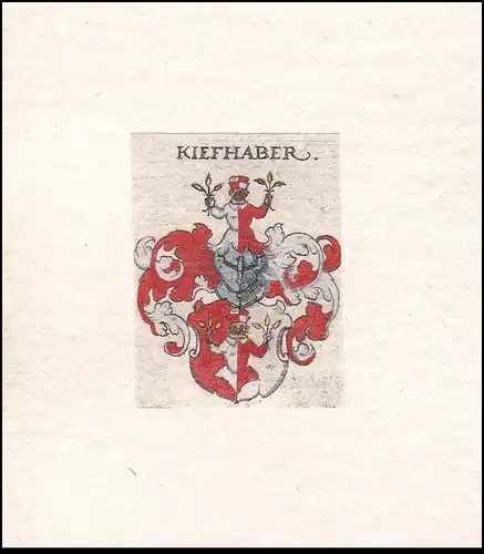 Kiefhaber - Wappen Adel coat of arms heraldry Heraldik