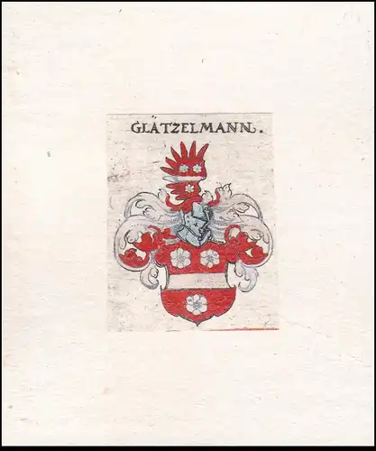 Glätzelmann - Wappen Adel coat of arms heraldry Heraldik