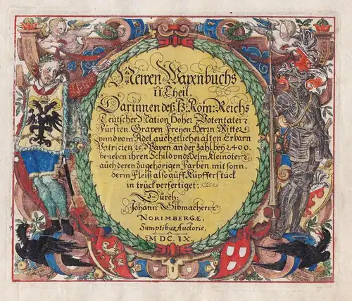 Newen Wapenbuchs II. Theil darinnen deß H. Röm. Reichs Teutscher Nation... - Titelblatt Titel title page