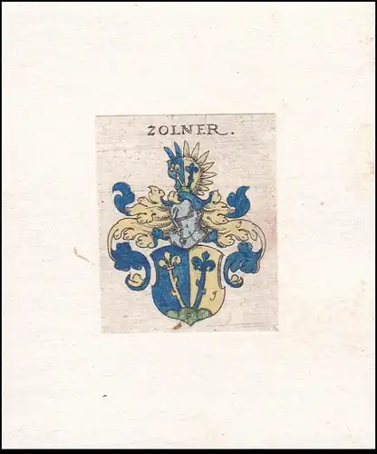 Zolner - Zoln Wappen Adel coat of arms heraldry Heraldik