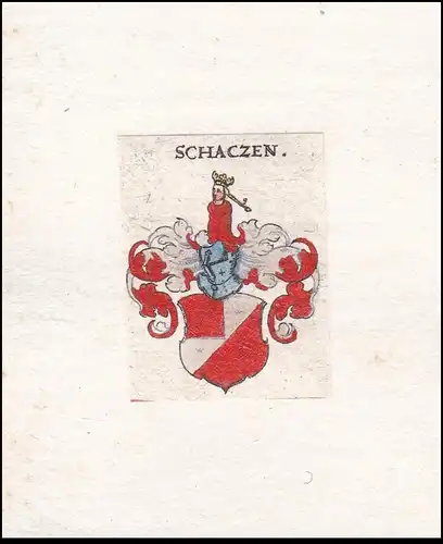 Schaczen - Wappen Adel coat of arms heraldry Heraldik