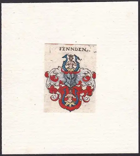 Fennden - Wappen Adel coat of arms heraldry Heraldik