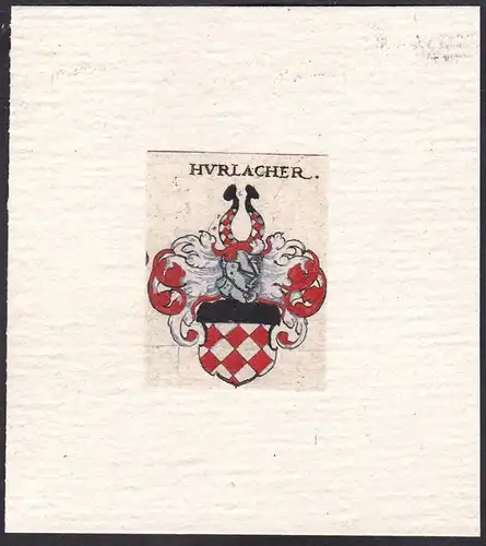 Hurlacher - Hurlach Wappen Adel coat of arms heraldry Heraldik