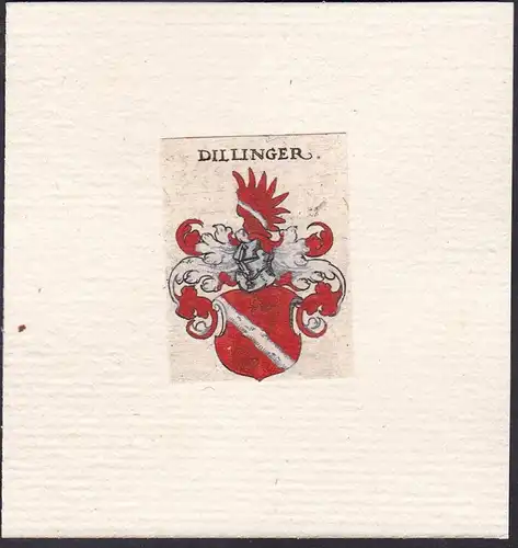 Dillinger - Wappen Adel coat of arms heraldry Heraldik