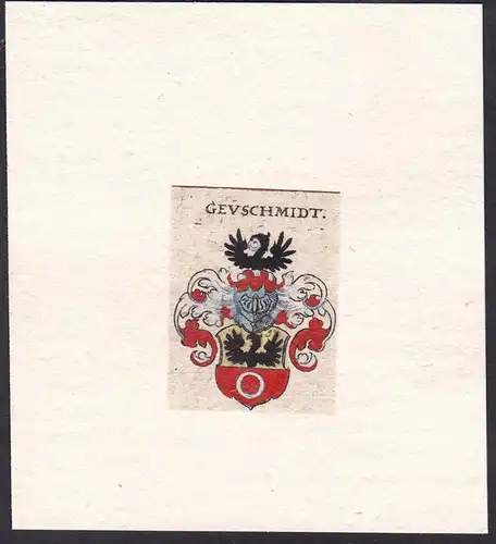 Geüschmidt - Geuschmid Wappen Adel coat of arms heraldry Heraldik