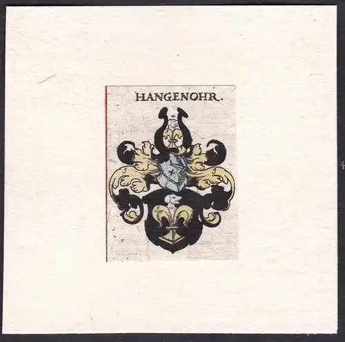 Hangenohr - Wappen Adel coat of arms heraldry Heraldik