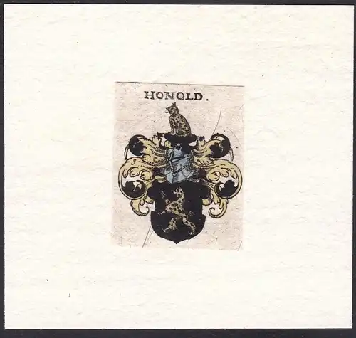 Honold - Wappen Adel coat of arms heraldry Heraldik